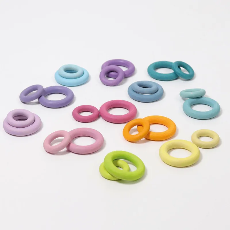 Grimm's Pastel Building Rings>Grimms Discount