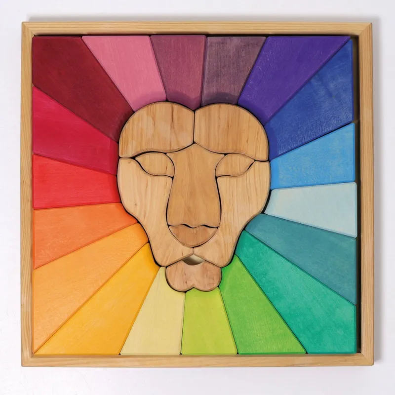 Grimm's Rainbow Lion Building Set>Grimms Clearance