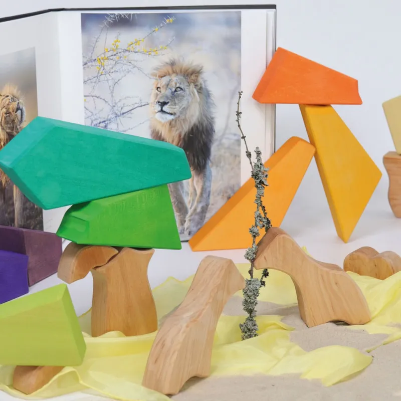 Grimm's Rainbow Lion Building Set>Grimms Clearance