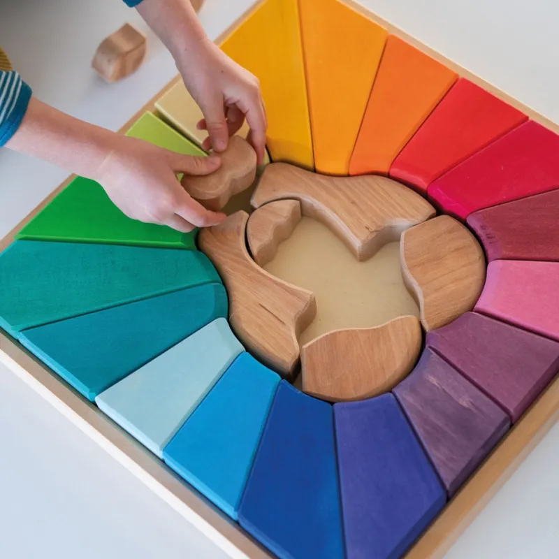 Grimm's Rainbow Lion Building Set>Grimms Clearance