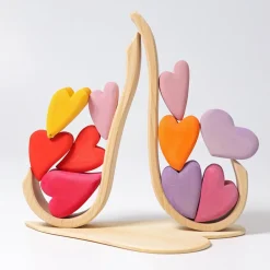Grimm's Red Hearts Building Blocks>Grimms Outlet