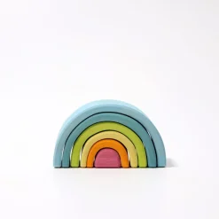 Grimm's Small Wooden Rainbow, Pastel><noscript><img width=