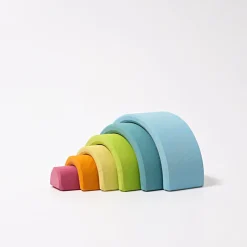 Grimm's Small Wooden Rainbow, Pastel><noscript><img width=