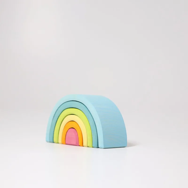 Grimm's Small Wooden Rainbow, Pastel>Grimms Hot