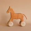 Grimm's Wooden Horse Willy Push Toy>Grimms Hot