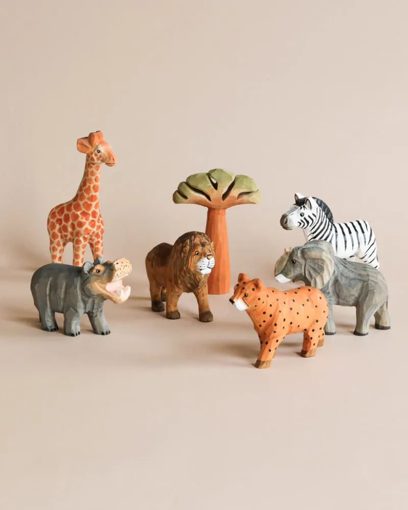 Hand Carved Wooden Elephant>Ferm Living Sale