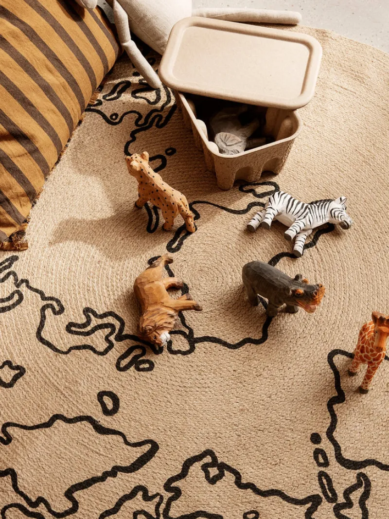 Hand Carved Wooden Elephant>Ferm Living Sale