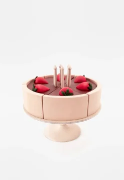 Handmade Chocolate Layer Cake On A Stand><noscript><img width=