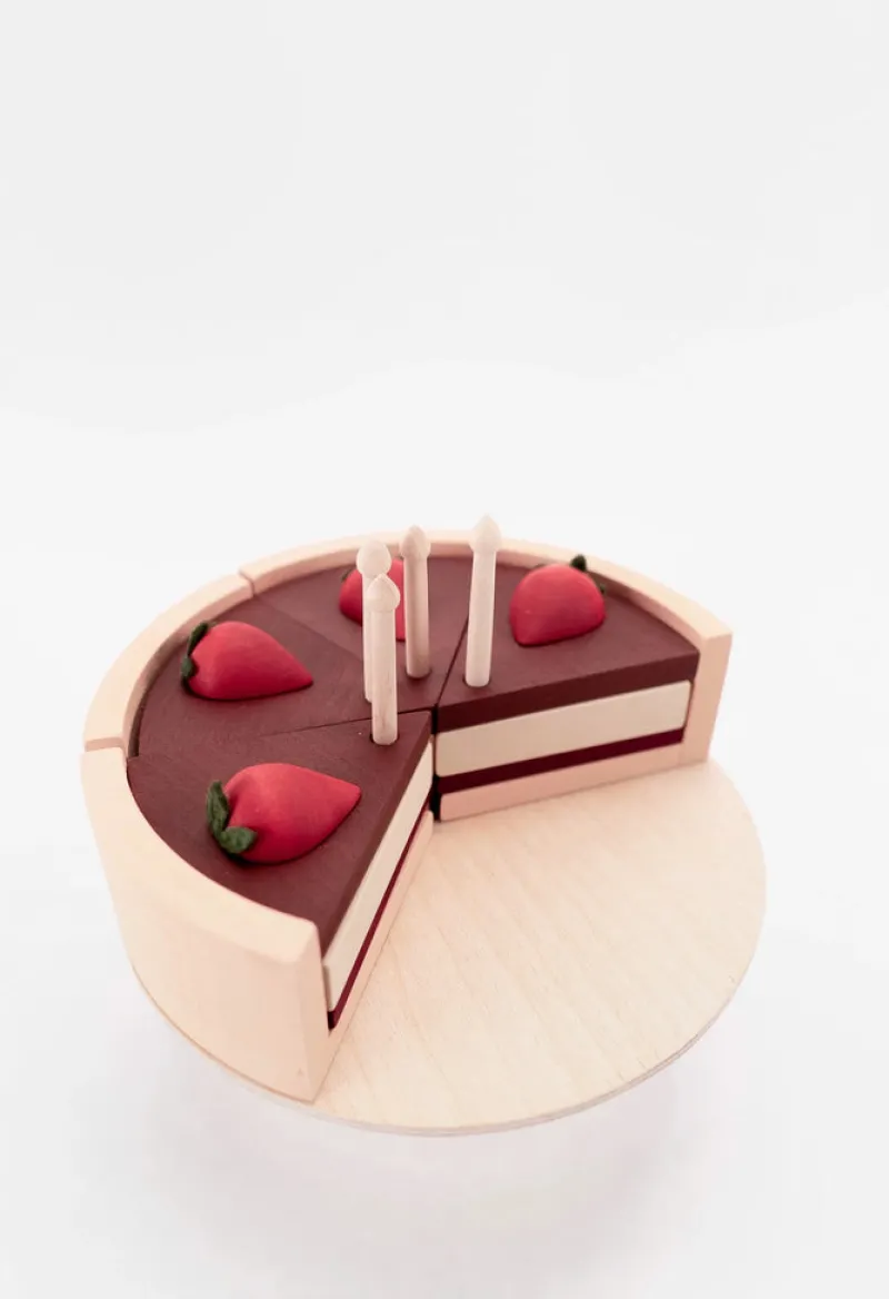 Handmade Chocolate Layer Cake On A Stand>SABO concept New