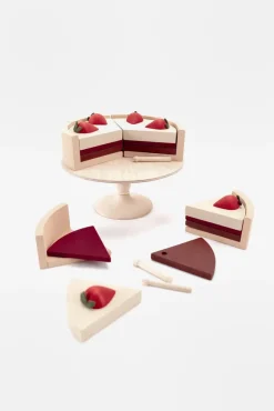 Handmade Chocolate Layer Cake On A Stand><noscript><img width=