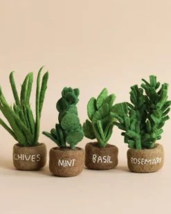 Handmade Felt Herb Pot>Felt So Good Outlet