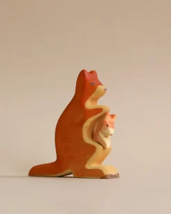 Handmade Kangaroo With Baby>Holzwald Sale