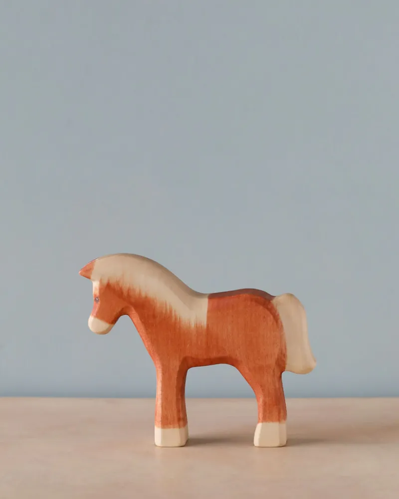 Handmade Light Brown Horse>Holzwald Fashion