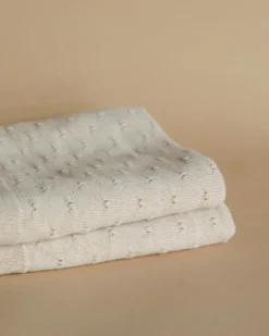 Handmade Merino Wool Bibi Blanket - Cream>HVID New