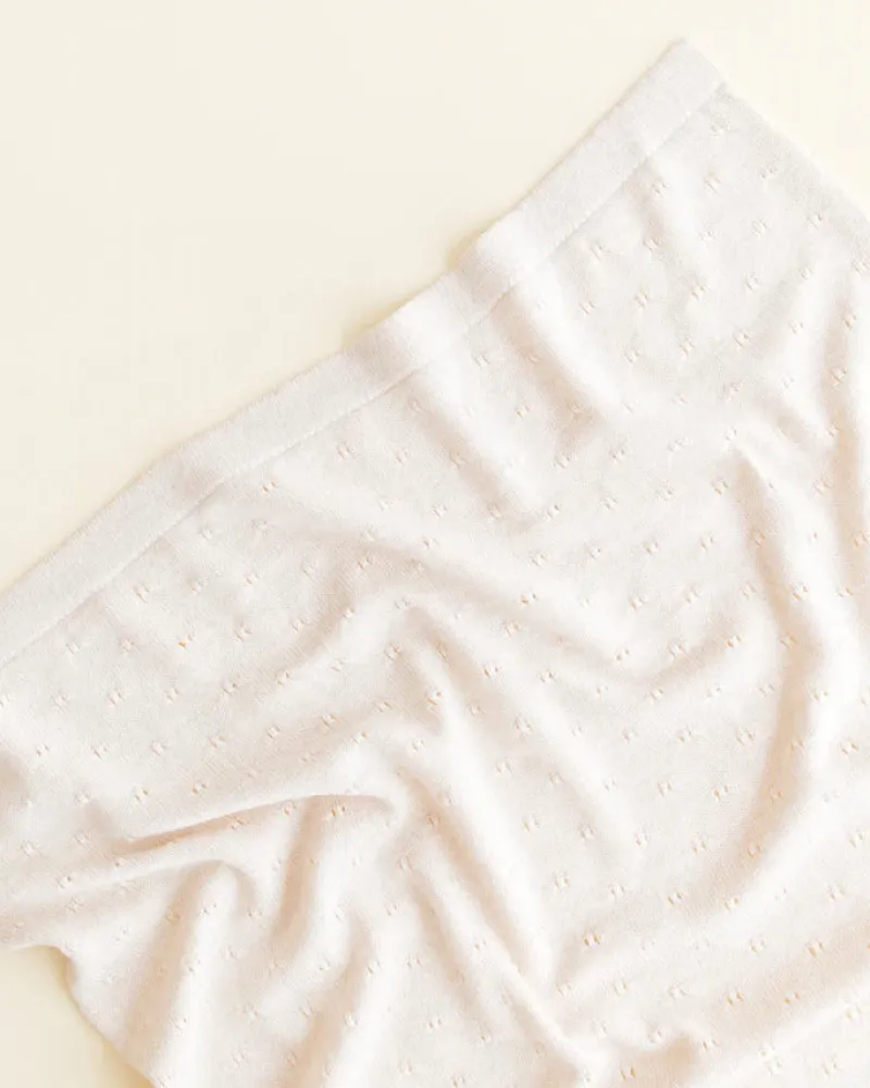 Handmade Merino Wool Bibi Blanket - Cream>HVID New
