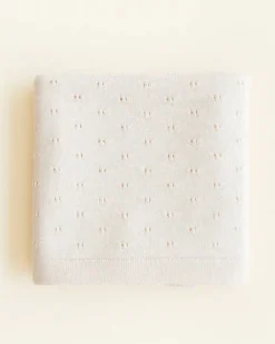 Handmade Merino Wool Bibi Blanket - Cream><noscript><img width=