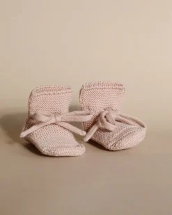 Handmade Merino Wool Booties - Apricot>HVID Discount