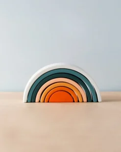 Handmade Mini Rainbow Stacker - Lagoon>SABO concept Best
