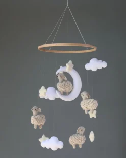 Handmade Mobile - Little Sheep - Final Sale>GGC Clearance