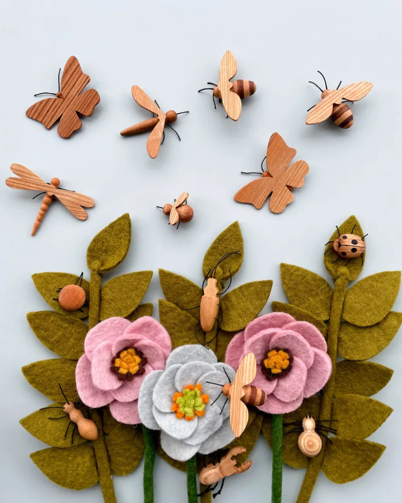 Handmade 11-Piece Wooden Insects>Odin Parker Online