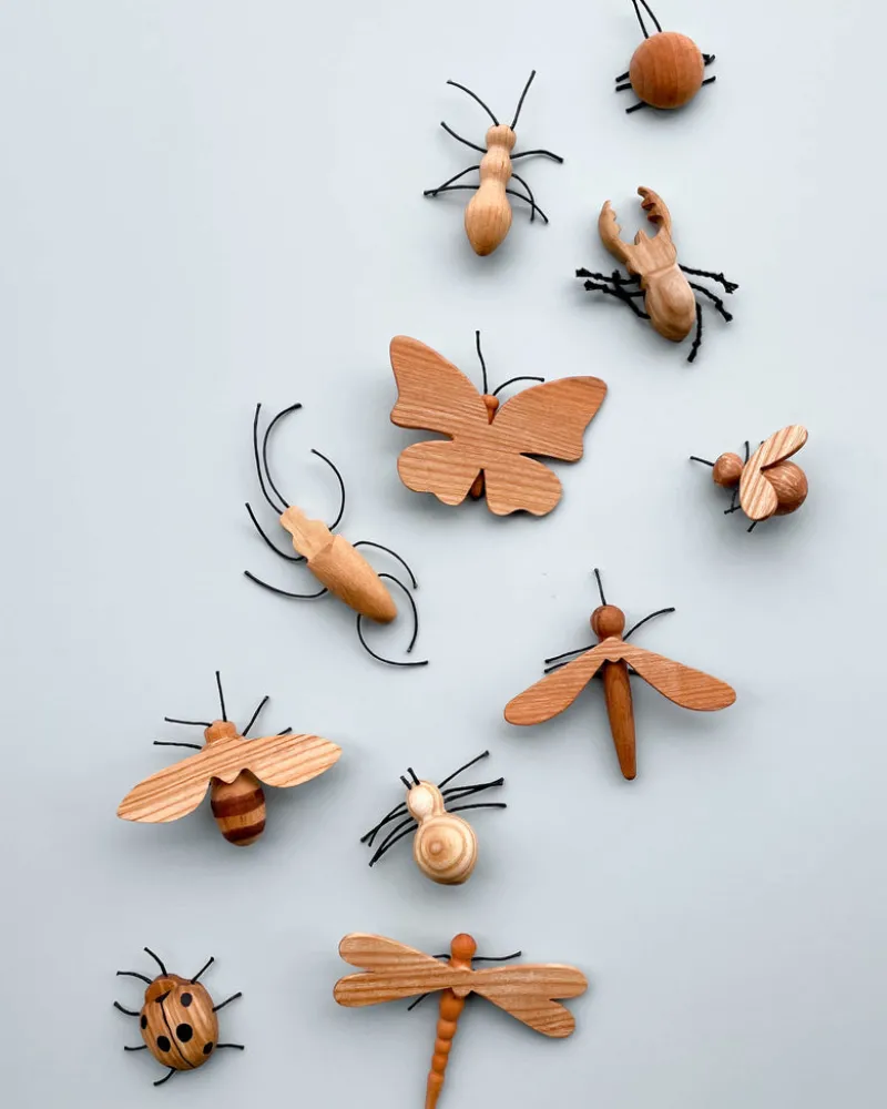 Handmade 11-Piece Wooden Insects>Odin Parker Online