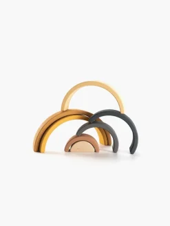 Handmade Rainbow Stacker - Mustard><noscript><img width=