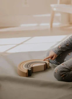 Handmade Rainbow Stacker - Mustard><noscript><img width=