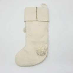 Handmade Sheep Christmas Stocking><noscript><img width=