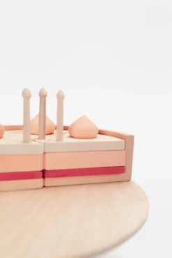 Handmade Strawberry Layer Cake On A Stand><noscript><img width=