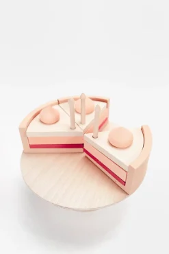 Handmade Strawberry Layer Cake On A Stand><noscript><img width=