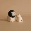 Handmade Tiny Wooden Animals - Lion Family Set of 2>T-Lab Hot