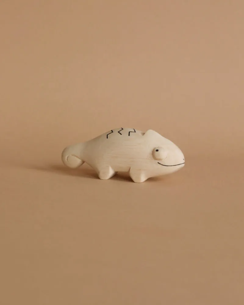 Handmade Tiny Wooden Animals - Chameleon>T-Lab Clearance