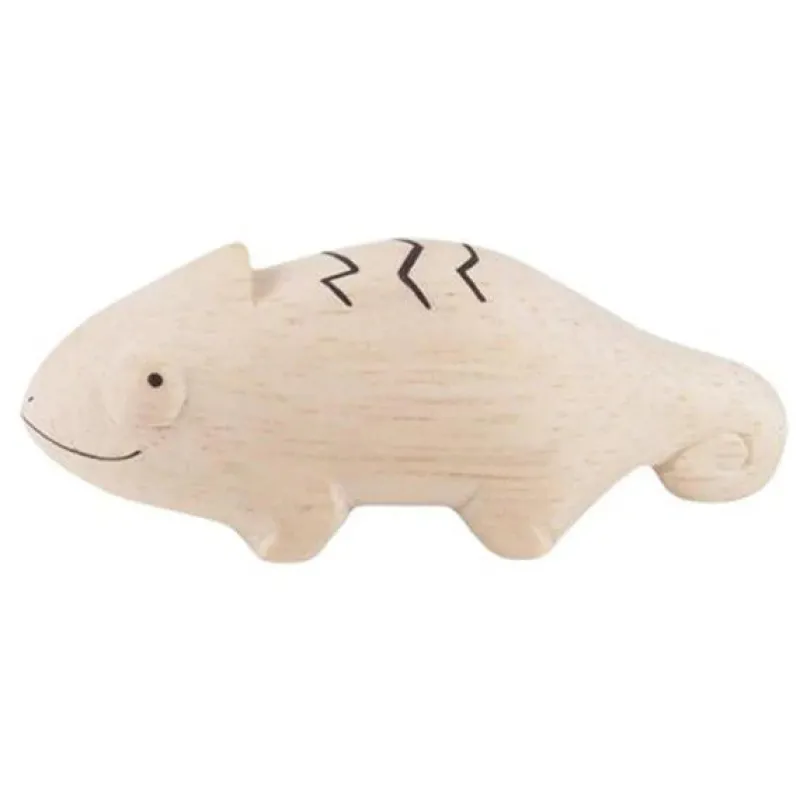 Handmade Tiny Wooden Animals - Chameleon>T-Lab Clearance