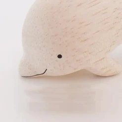 Handmade Tiny Wooden Dolphin><noscript><img width=