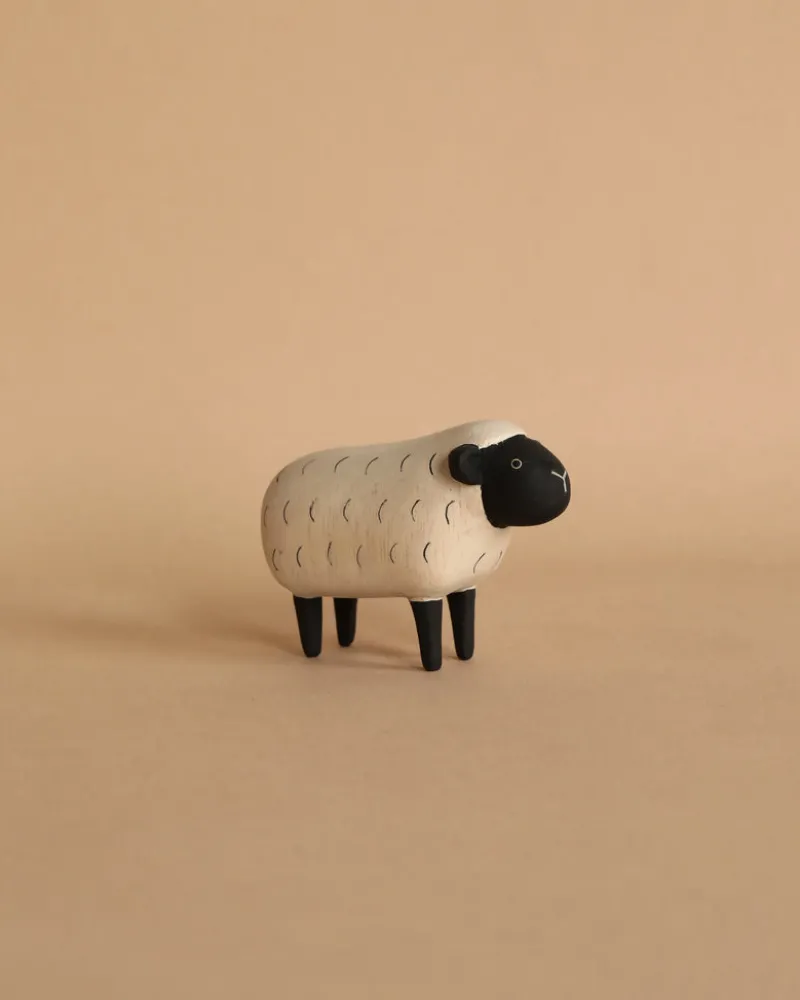 Handmade Tiny Wooden Farm Animals - Sheep>T-Lab Discount