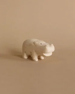 Handmade Tiny Wooden Safari Animals - Hippo>T-Lab Fashion