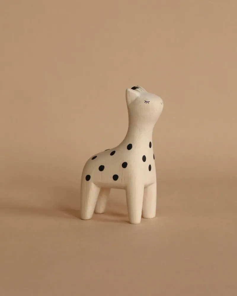 Handmade Tiny Wooden Safari Animals - Giraffe>T-Lab Outlet