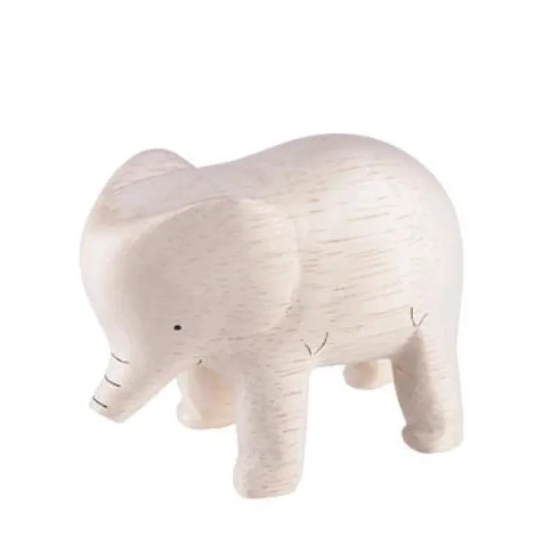 Handmade Tiny Wooden Safari Animals - Elephant>T-Lab Hot