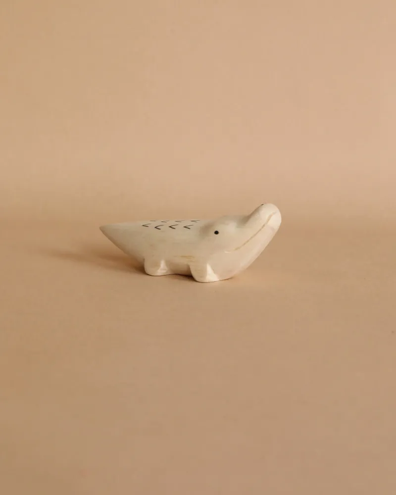 Handmade Tiny Wooden Safari Animals - Alligator>T-Lab Clearance