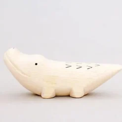 Handmade Tiny Wooden Safari Animals - Alligator>T-Lab Clearance