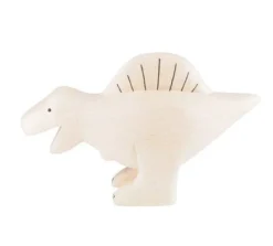 Handmade Tiny Wooden Spinosaurus Dinosaur><noscript><img width=