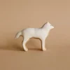 Handmade Wooden Arctic Wolf>Meshka And Friends Fashion