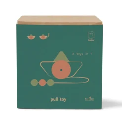 Handmade Wooden Boat Pull Toy><noscript><img width=