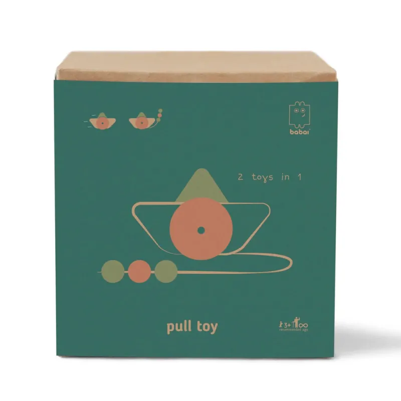 Handmade Wooden Boat Pull Toy>Babai Sale