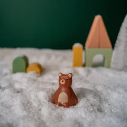 Handmade Wooden Christmas Characters Set><noscript><img width=