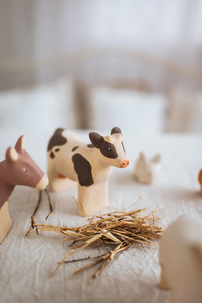 Handmade Wooden Cow>Meshka And Friends Discount
