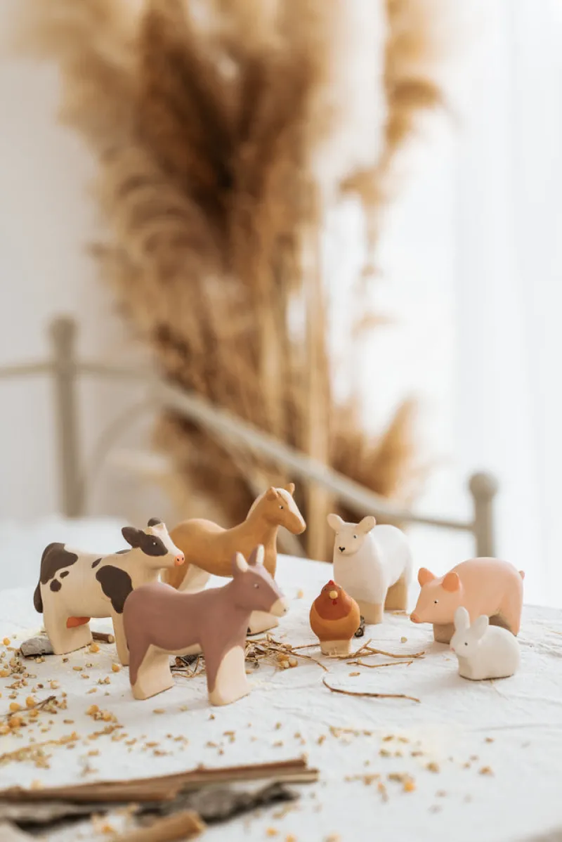 Handmade Wooden Cow>Meshka And Friends Discount