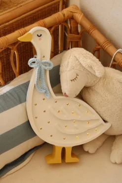 Handmade Wooden Goose Lamp><noscript><img width=