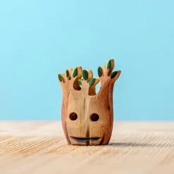 Handmade Wooden Halloween Trees & Bat Set><noscript><img width=