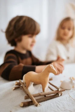 Handmade Wooden Horse><noscript><img width=